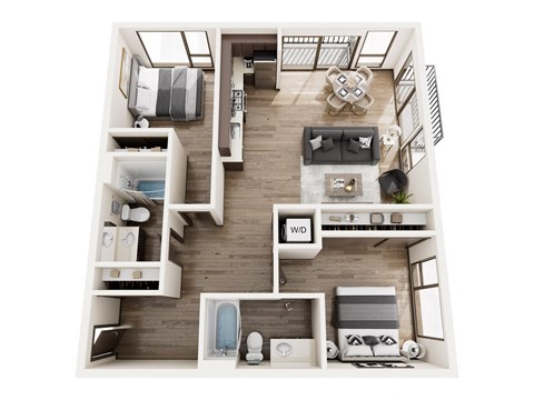 a234  3 bedroom floor plan  460 sq ft  the envoy